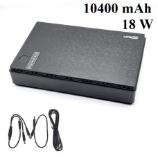 UPS DC1018P 10400 mAh - источник бесперебойного питания ИБП для роутера, сигнализации, камеры