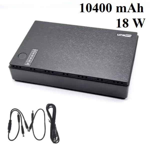 UPS DC1018P 10400 mAh - источник бесперебойного питания ИБП для роутера, сигнализации, камеры