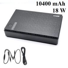 UPS DC1018P 10400 mAh - джерело безперебійного живлення ДБЖ для роутера, сигналізації, камери